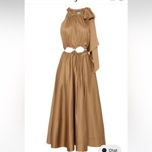 AJE Henriette Tie Strap Midi dress size 8